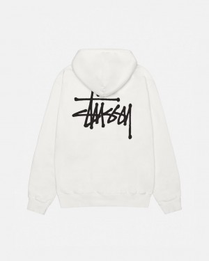 Stussy Basic Stussy Hoodie Pigment Dyed - Unisex Hoodies Béžový | FCZUI43093