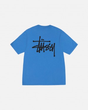 Stussy Basic Stussy Tee Pigment Dyed - Unisex Shortsleeve Blankyt | GCZUC68979