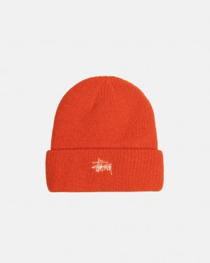 Stussy Cuff Beanie Basic - Unisex Oranžové | CZJZR32698