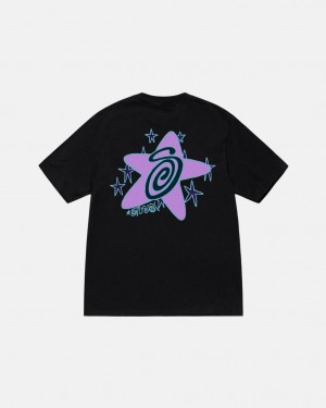 Stussy Galaxy Tee - Unisex Shortsleeve Černé | DCZKV75455