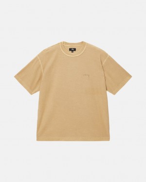 Stussy Lazy Tee - Unisex Longsleeve Zlaté | ACZDF55175