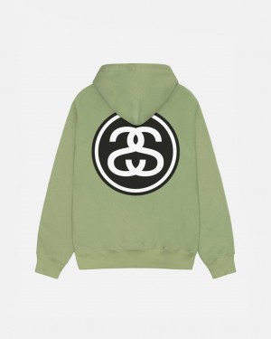 Stussy SS-Link Hoodie - Unisex Hoodies Zelene | XCZBH65111