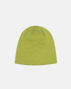 Stussy Skullcap Embossed Smooth Stock - Unisex Světle Zelene | LCZTR20938