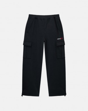 Stussy Sportovní Cargo Fleece Pant - Mens Pants Černé | CZDYB38853