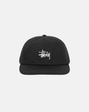 Stussy Stock Low Pro Cap - Unisex Černé | ZCZNQ95479