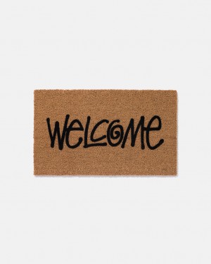 Stussy Stussy Welcome Mat - Home Goods Hnědé | CZEGJ73101