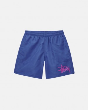 Stussy Vody Krátké Big Basic - Unisex Shorts Trunks Královská Modrá | TCZWZ67733