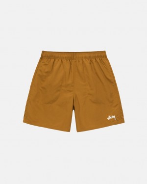 Stussy Vody Krátké Stock - Unisex Shorts Trunks Bílé | BCZSO90596