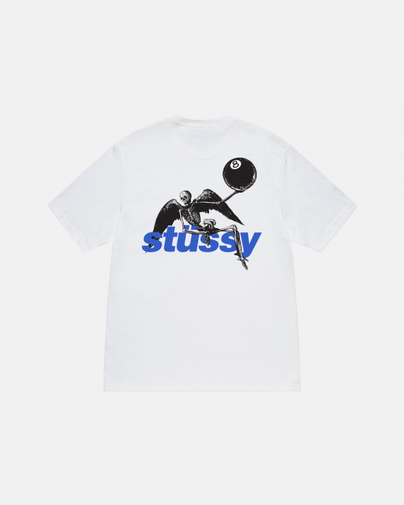 Stussy Apocalypse Tee - Unisex Shortsleeve Bílé | TCZWZ76515