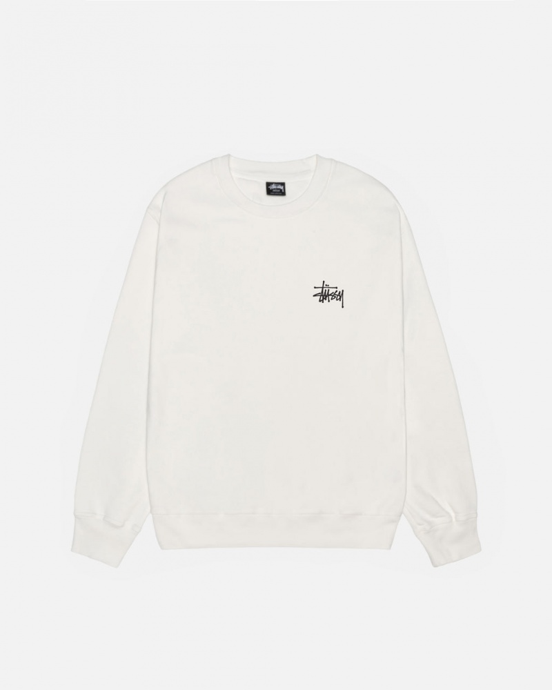 Stussy Basic Stussy Crew Pigment Dyed - Unisex Hoodies Béžový | ECZVG65612