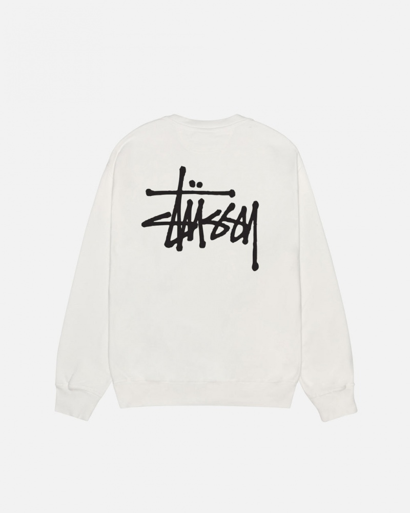 Stussy Basic Stussy Crew Pigment Dyed - Unisex Hoodies Béžový | ECZVG65612