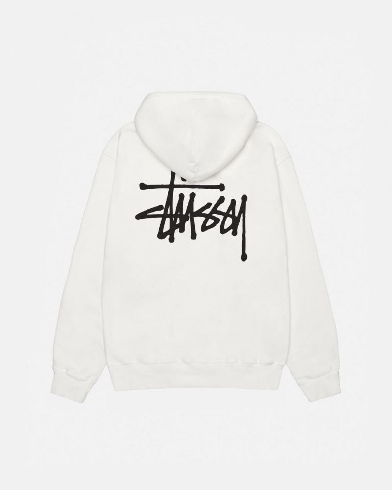 Stussy Basic Stussy Hoodie Pigment Dyed - Unisex Hoodies Béžový | FCZUI43093