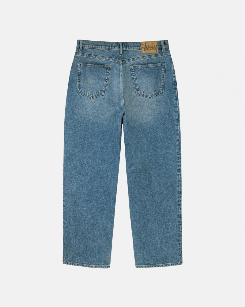 Stussy Big Ol& Jean Denim - Unisex Denim Blankyt | CZZDE98705