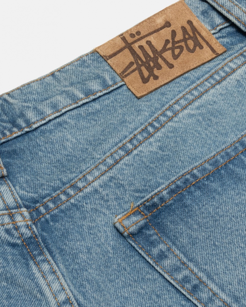 Stussy Big Ol& Jean Denim - Unisex Denim Blankyt | CZZDE98705