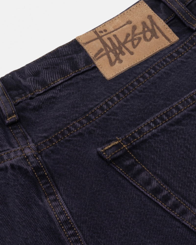 Stussy Big Ol& Jean Denim - Unisex Denim Černé | BCZSO30093