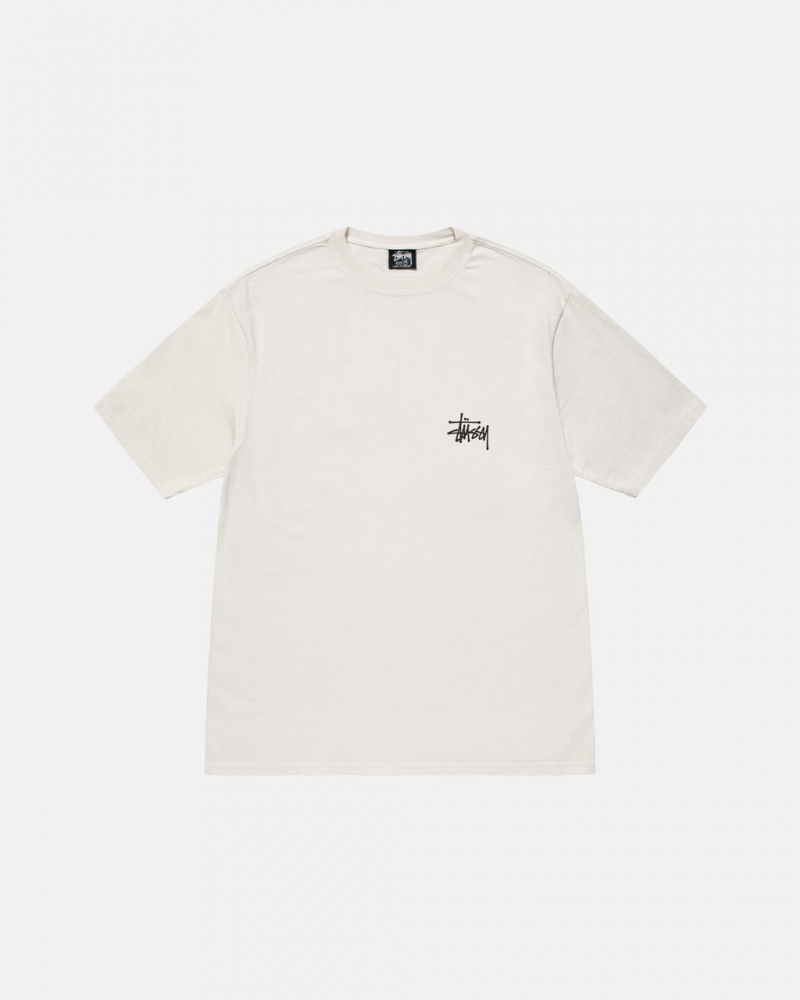 Stussy Built Tough Tee Pigment Dyed - Unisex Shortsleeve Béžový | CZDFL69567