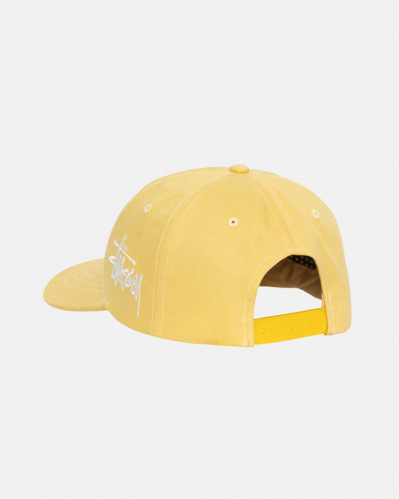 Stussy Chenille S Low Pro Cap - Unisex Hořčice | XCZBH31160