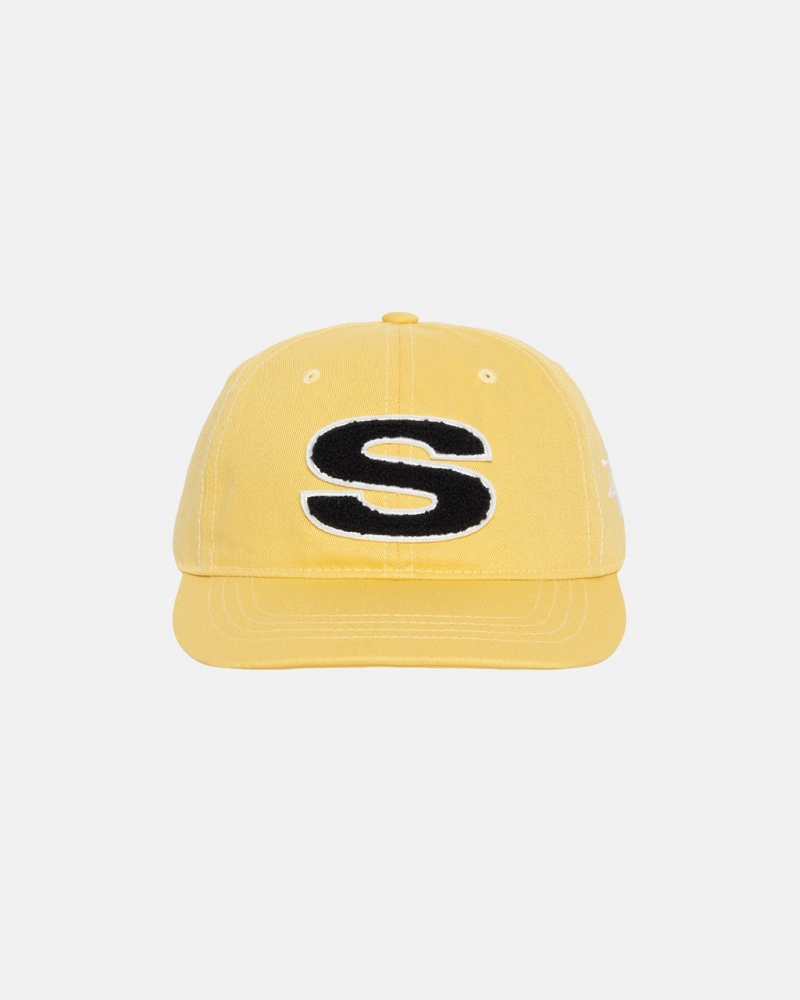 Stussy Chenille S Low Pro Cap - Unisex Hořčice | XCZBH31160