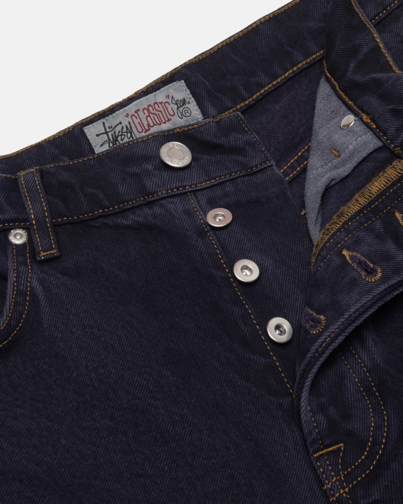 Stussy Classic Jean Denim - Unisex Denim Černé | FCZHY62074