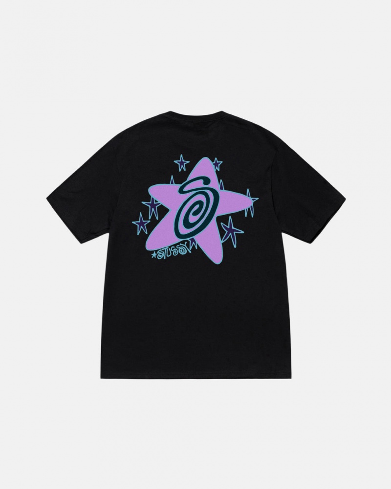 Stussy Galaxy Tee - Unisex Shortsleeve Černé | DCZKV75455