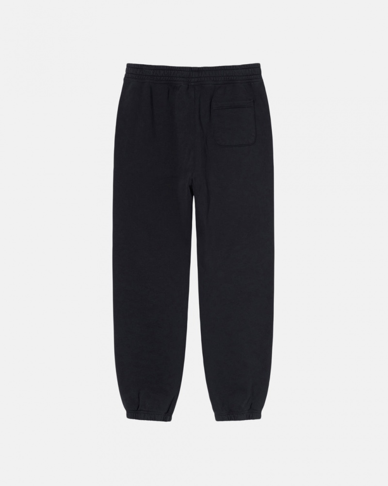 Stussy Stock Logo Sweatpant - Unisex Pants Černé | CZEAH15525