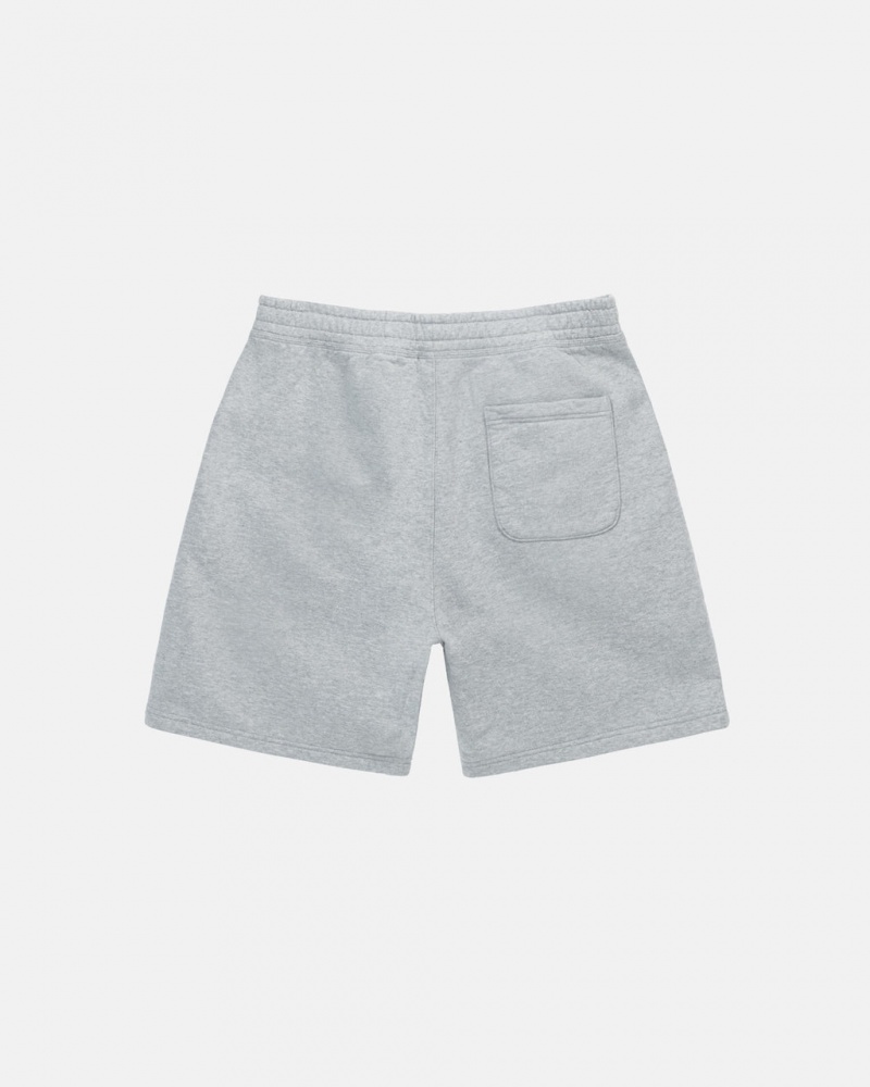 Stussy Stock Logo Sweatshort - Unisex Shorts Trunks Šedé | QCZUV90327