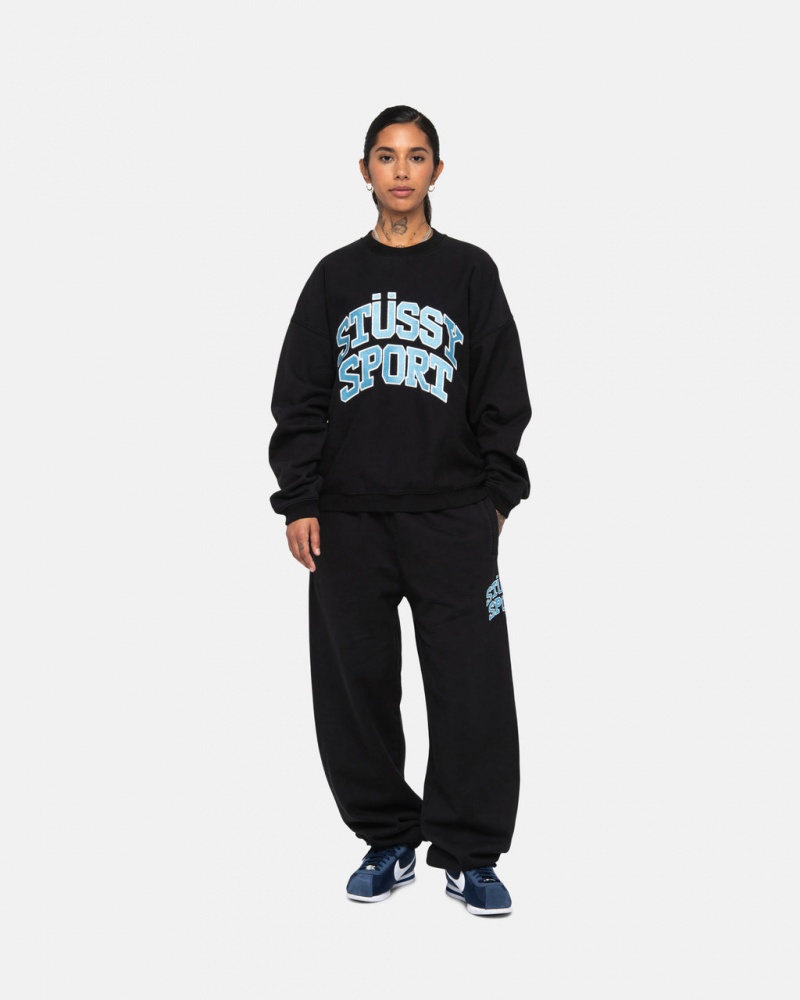 Stussy Stüssy Sportovní Sweatpant - Unisex Jeans Pants Černé | CZJVR94111