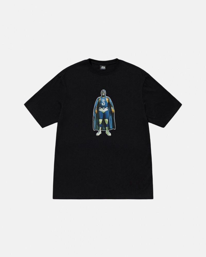 Stussy Stussy Lucha Tee - Unisex Shortsleeve Černé | ZCZMJ51218