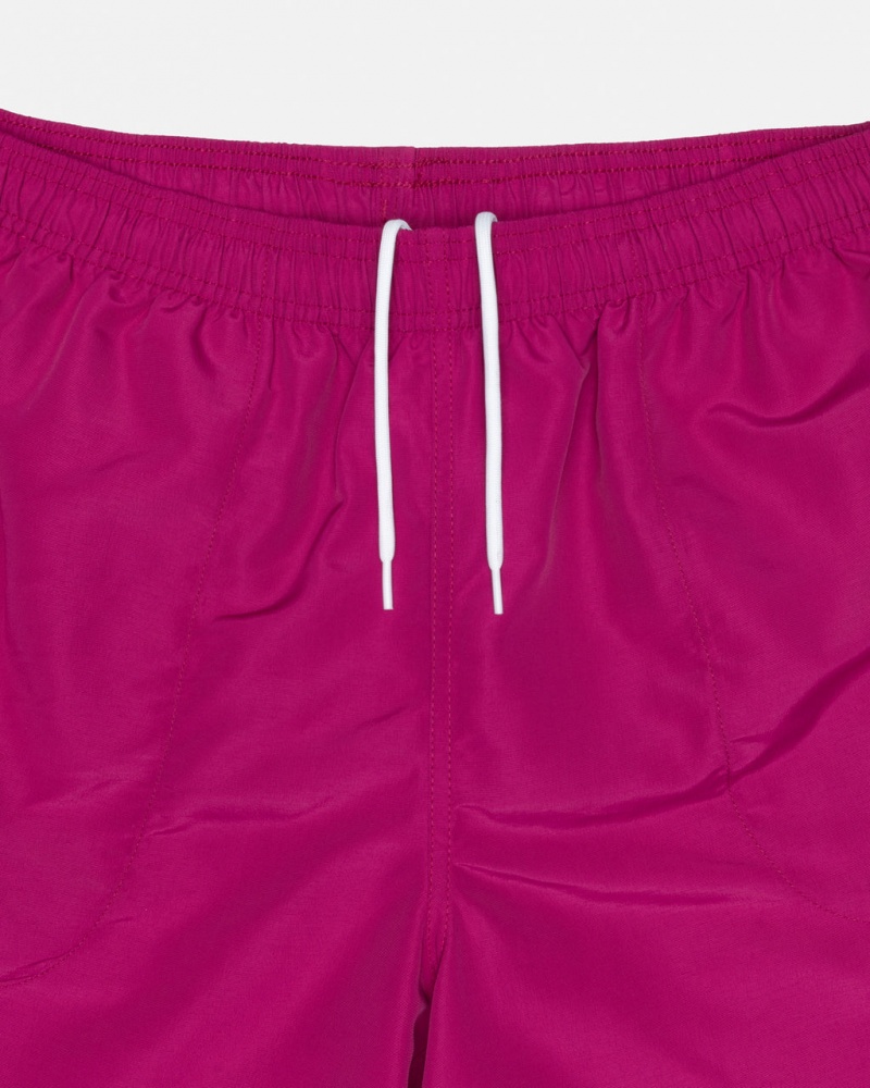 Stussy Vody Krátké Big Basic - Unisex Shorts Trunks Růžové | TCZWZ90502