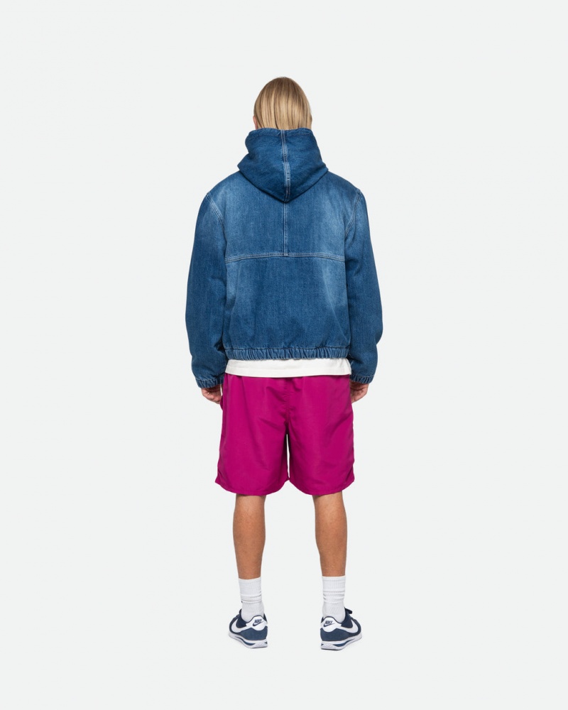 Stussy Vody Krátké Big Basic - Unisex Shorts Trunks Růžové | TCZWZ90502