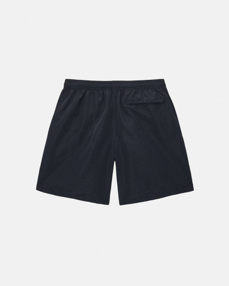 Stussy Vody Krátké Big Basic - Unisex Shorts Trunks Černé | QCZUV71934