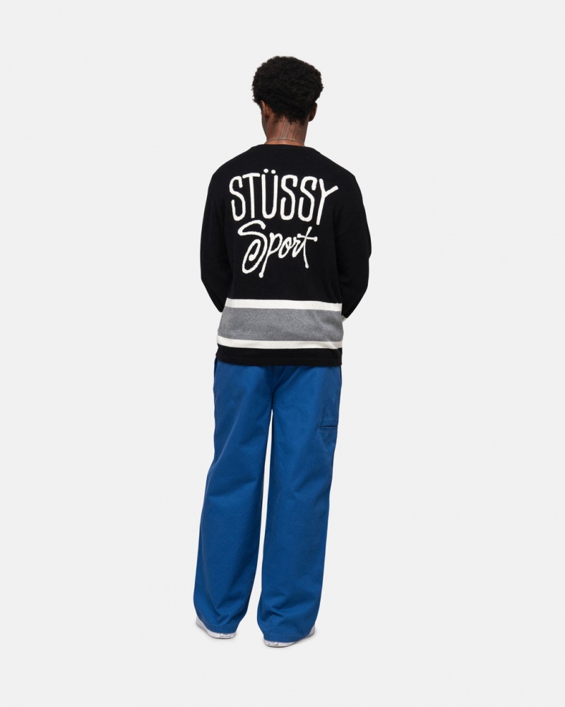 Stussy Workgear Trouser Twill - Unisex Jeans Pants Královská Modrá | BCZSO26776