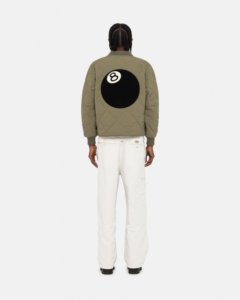 Stussy Workgear Trouser Twill - Unisex Pants Bílé | CZIIZ68095