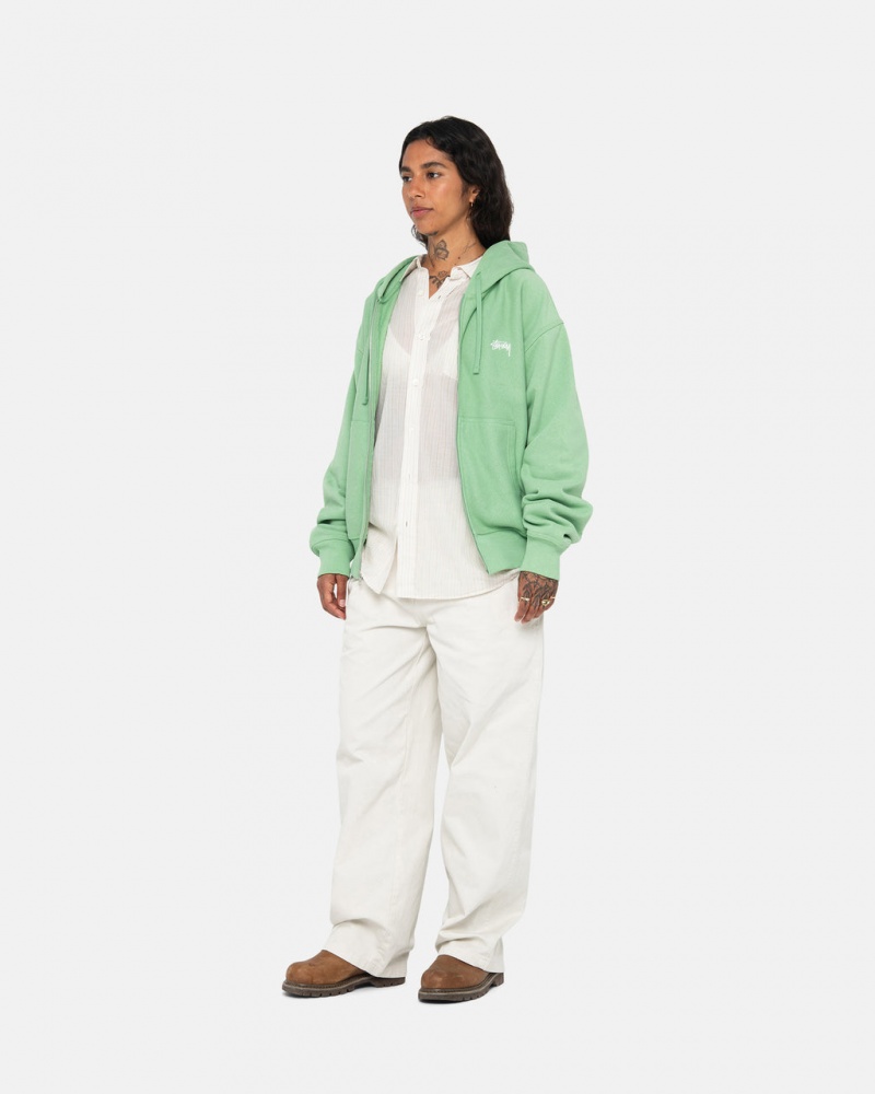 Stussy Workgear Trouser Twill - Unisex Pants Bílé | CZIIZ68095